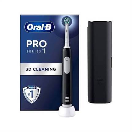 Oral-B Pro1 inkl. rejseetui el-tandbørste sort